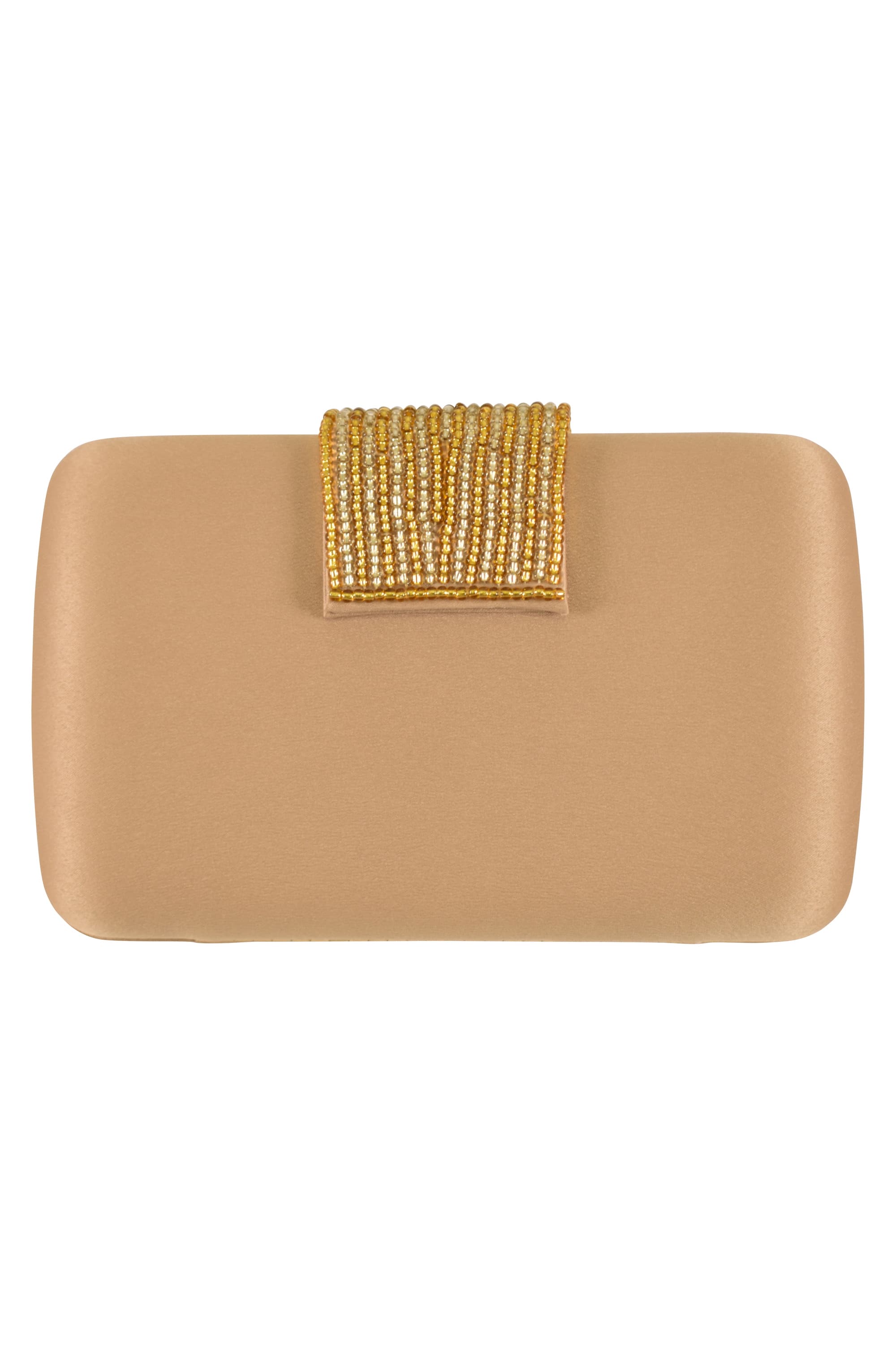 ビーズ刺繍ベルトキャメルバッグ