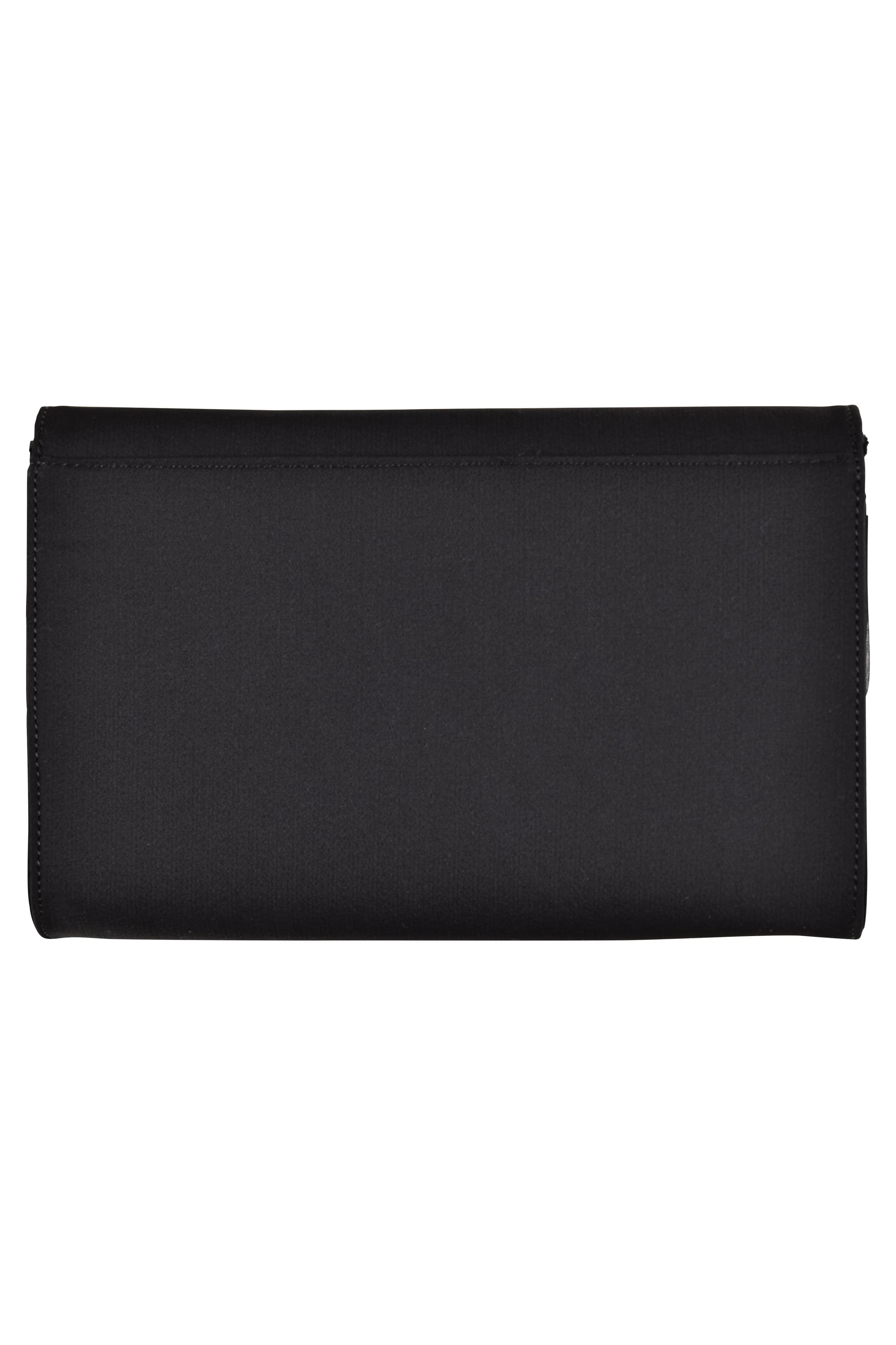 サテンリボンブラックバッグ