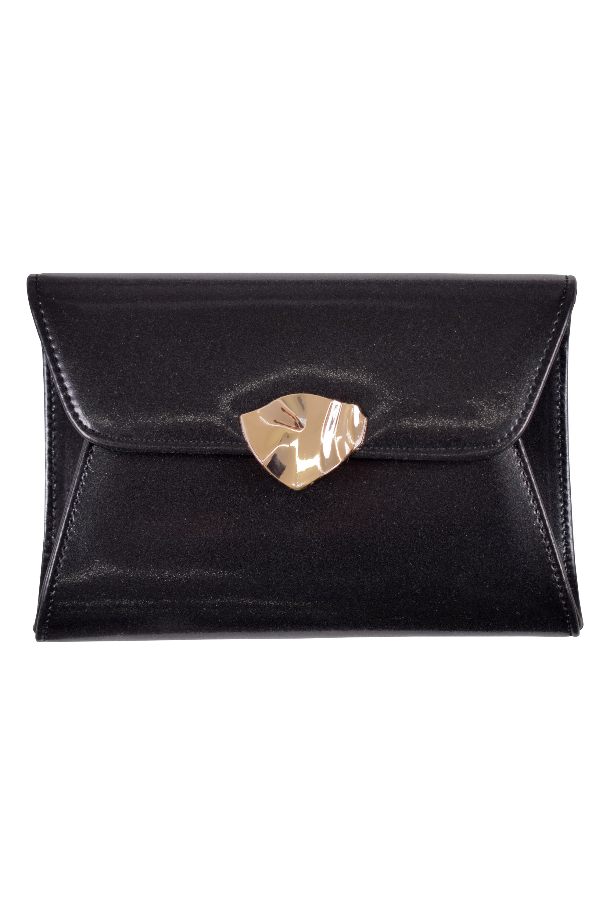 ニュアンスメタル&times;ラメエナメルブラックバッグ