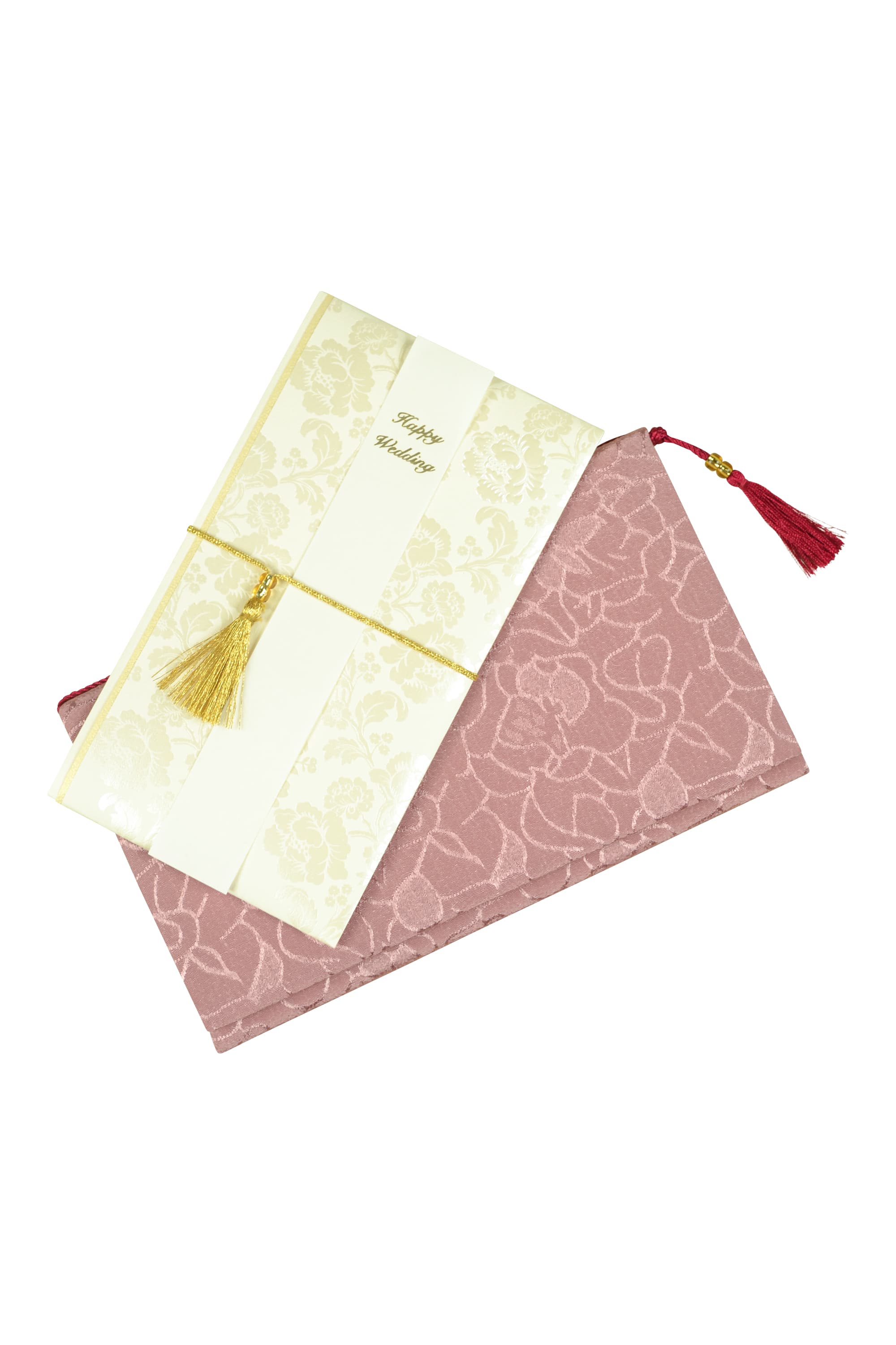 タッセル付き花模様袱紗