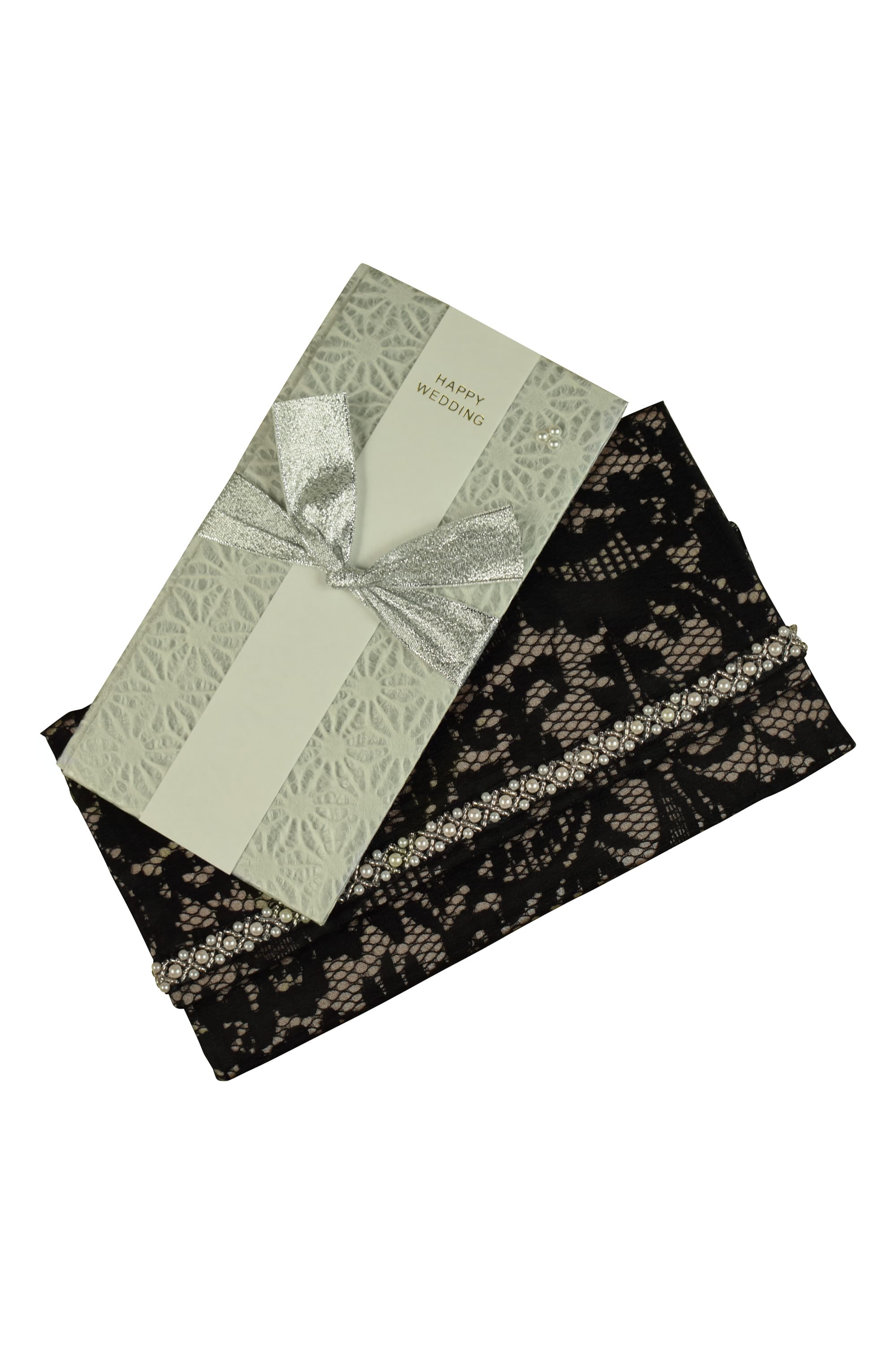 レース×ビジュブラック袱紗