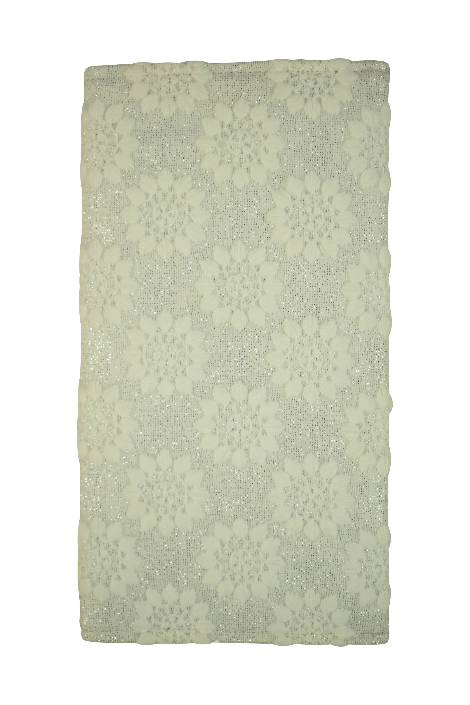 フラワー刺繍ラメシルバー袱紗