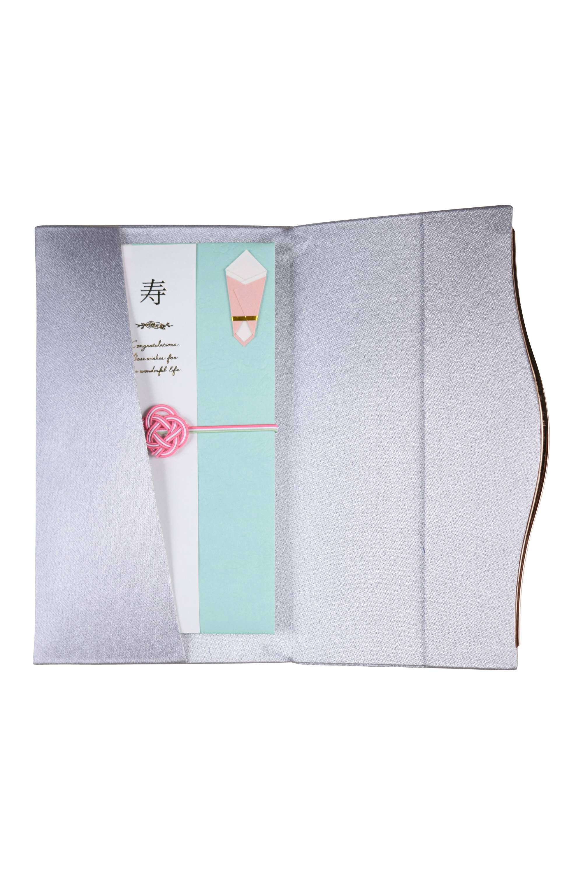 上品プリーツシルバー袱紗