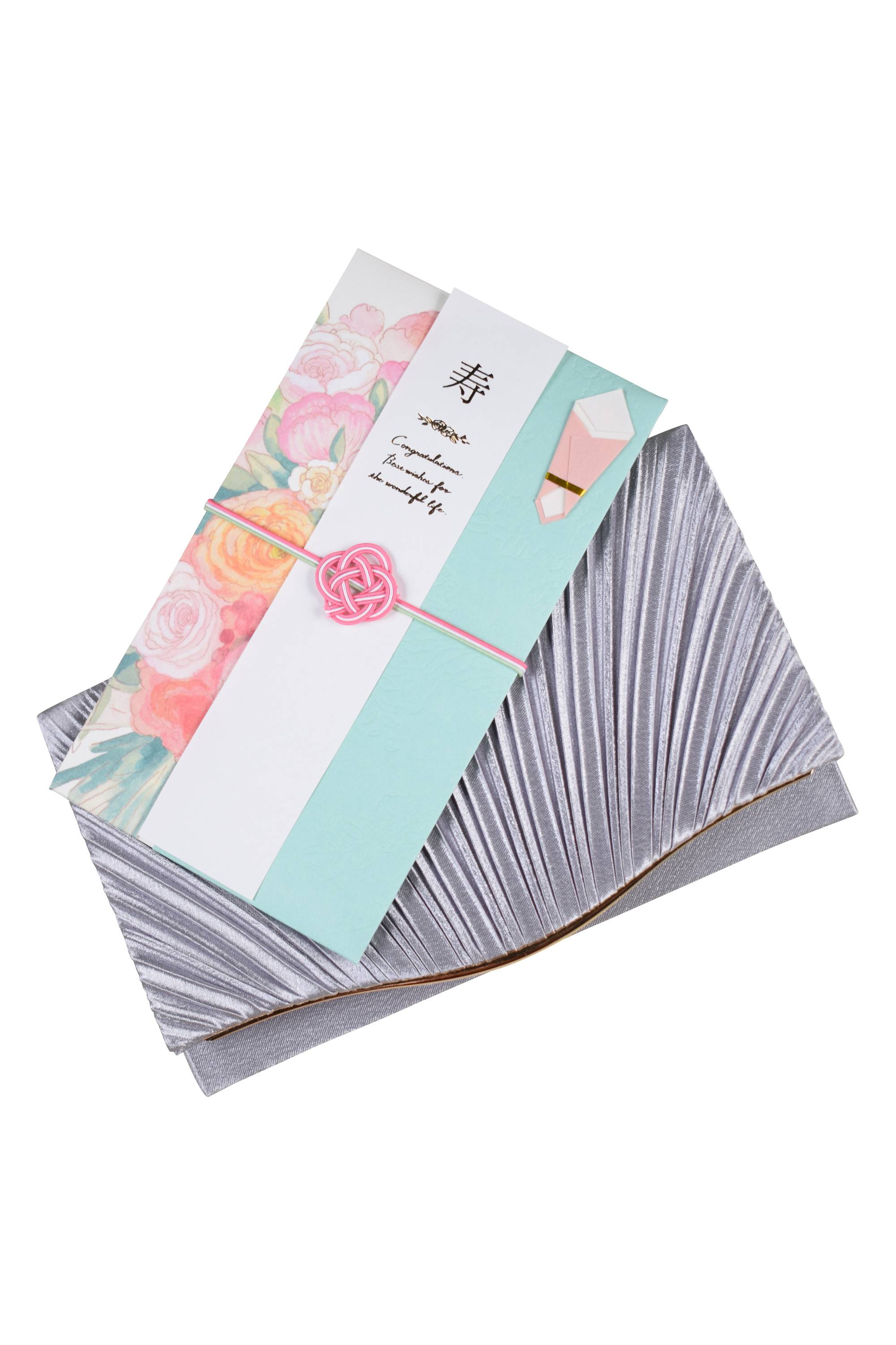 上品プリーツシルバー袱紗