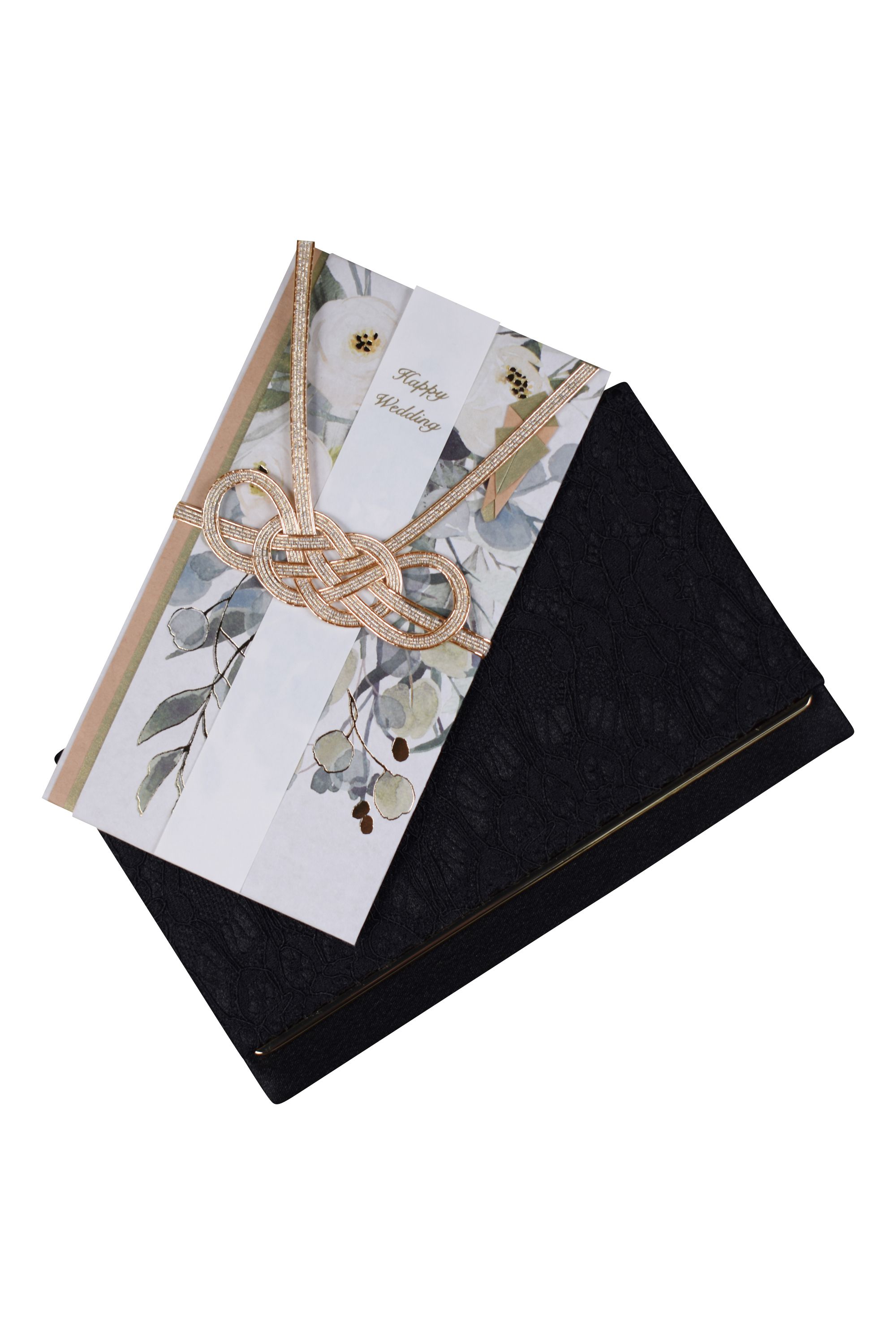 レース×サテンブラック袱紗