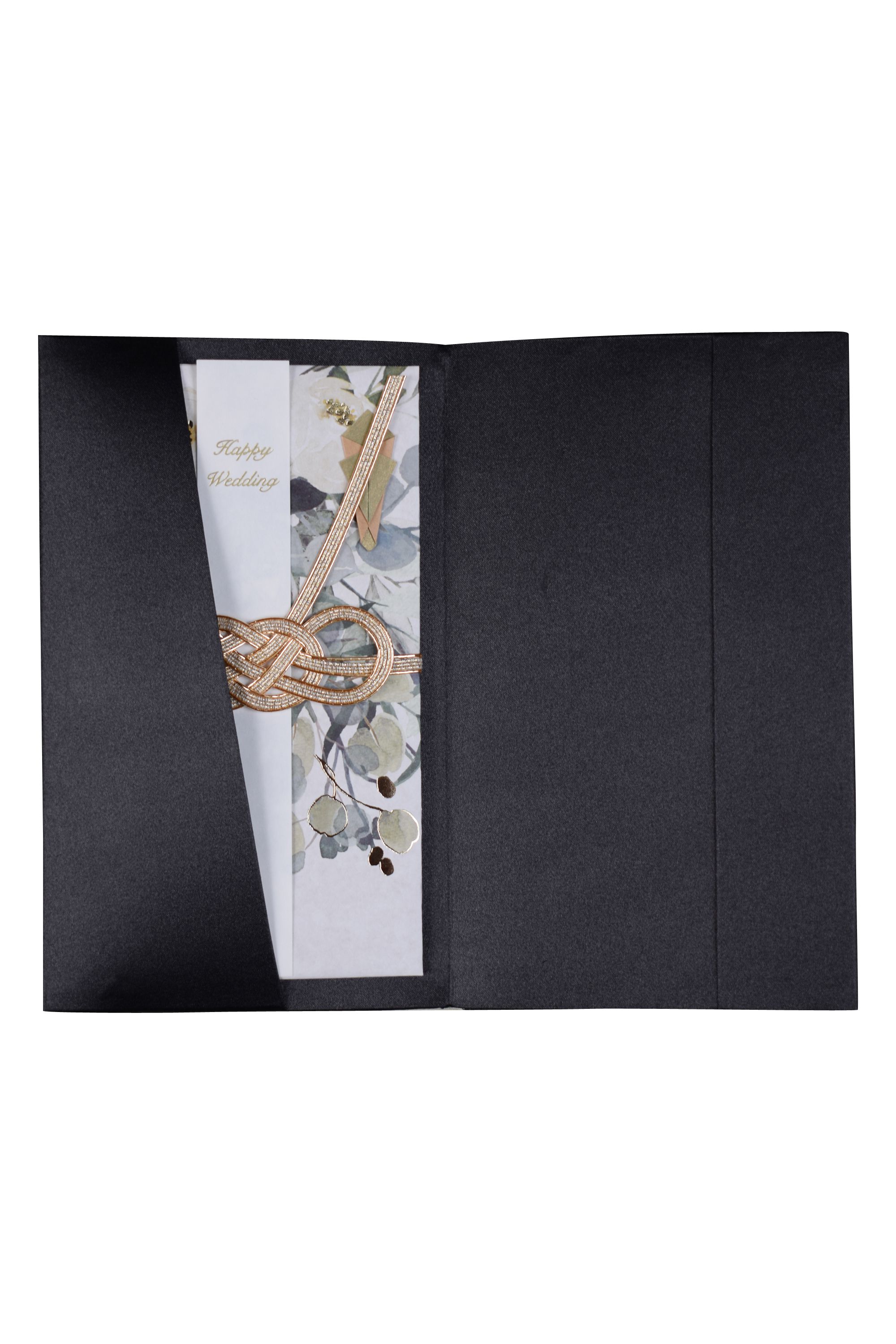 レース×サテンブラック袱紗