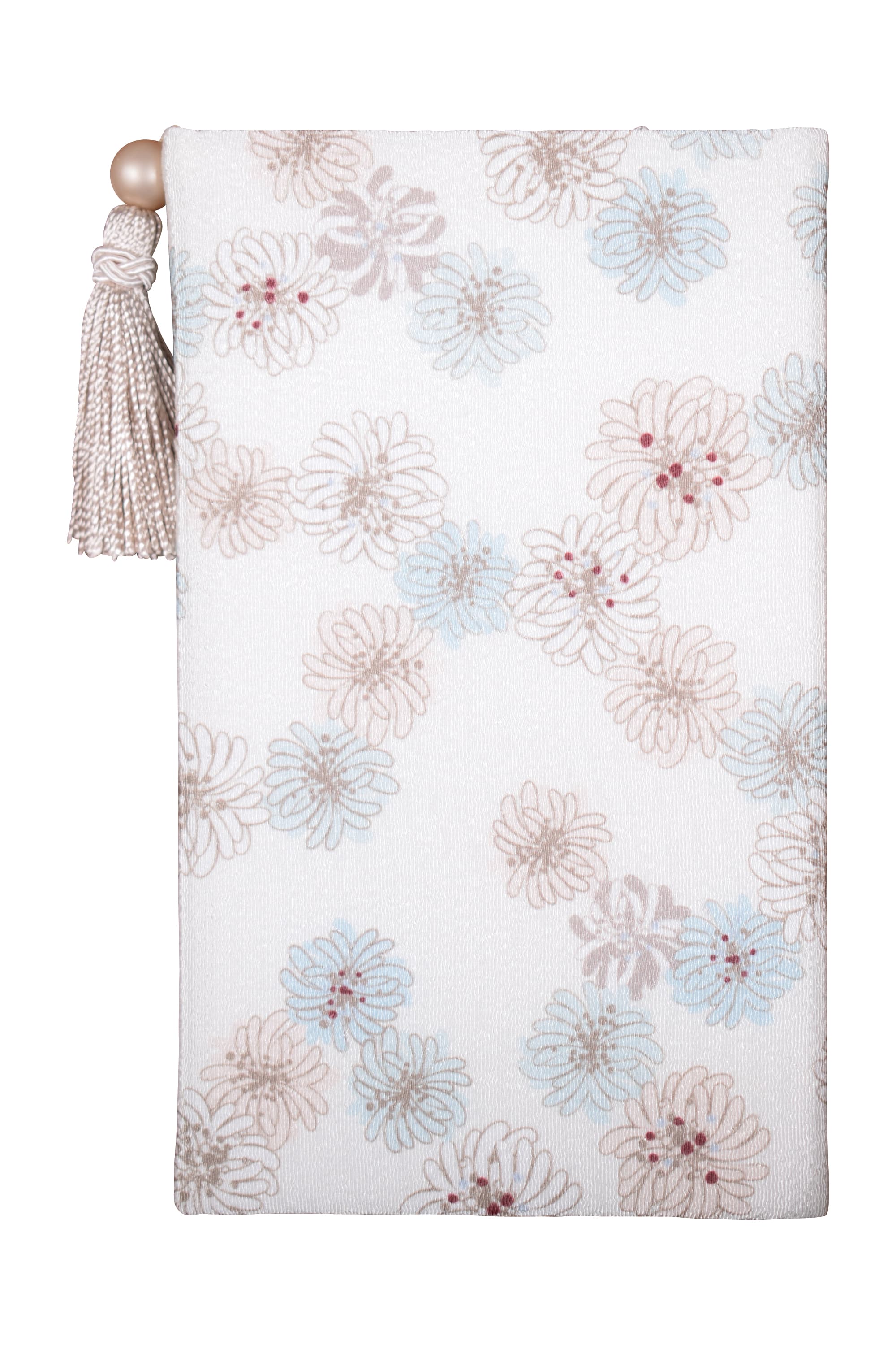 クリザンテーム柄ホワイト袱紗