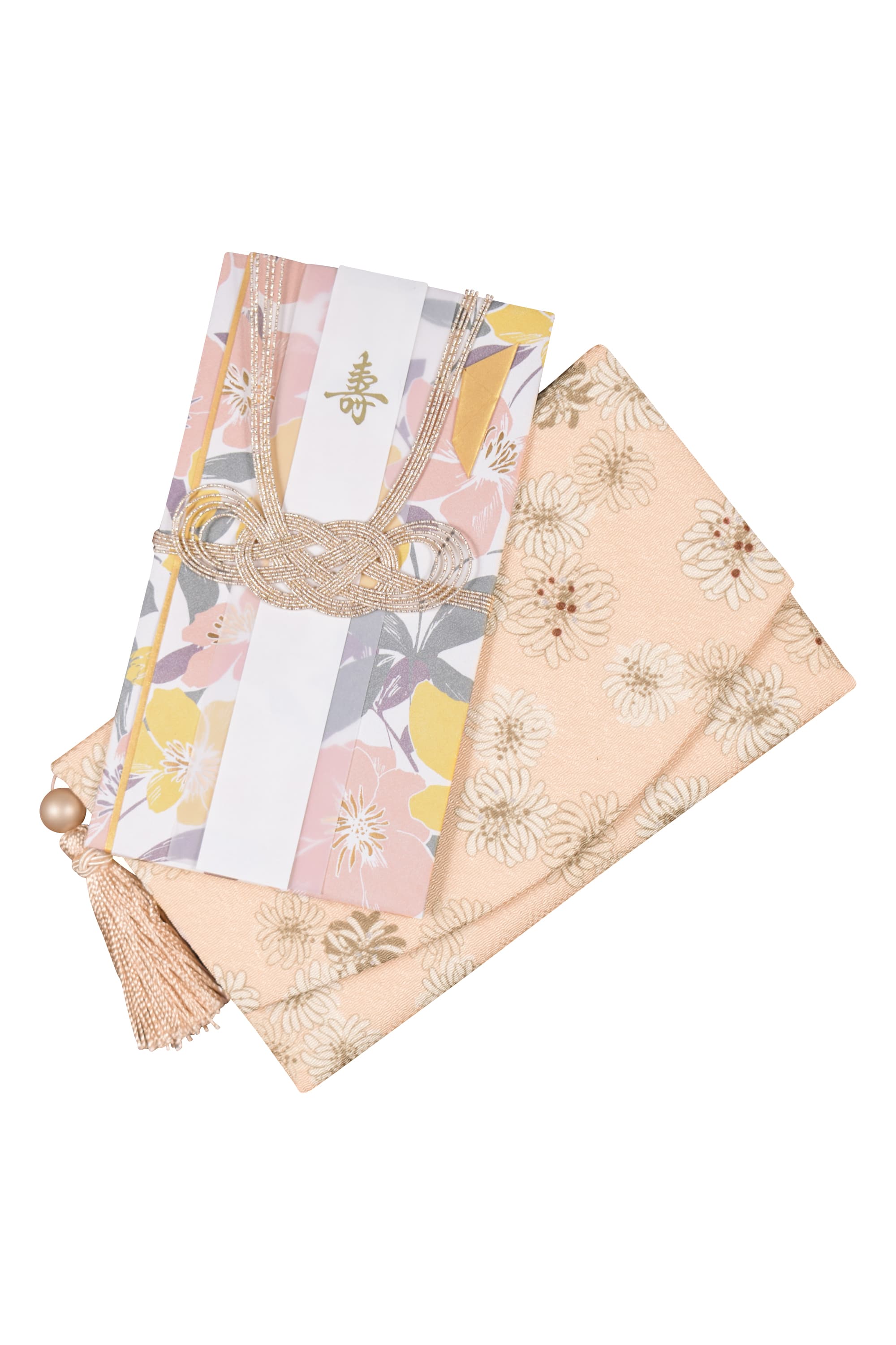 クリザンテーム柄ピンク袱紗