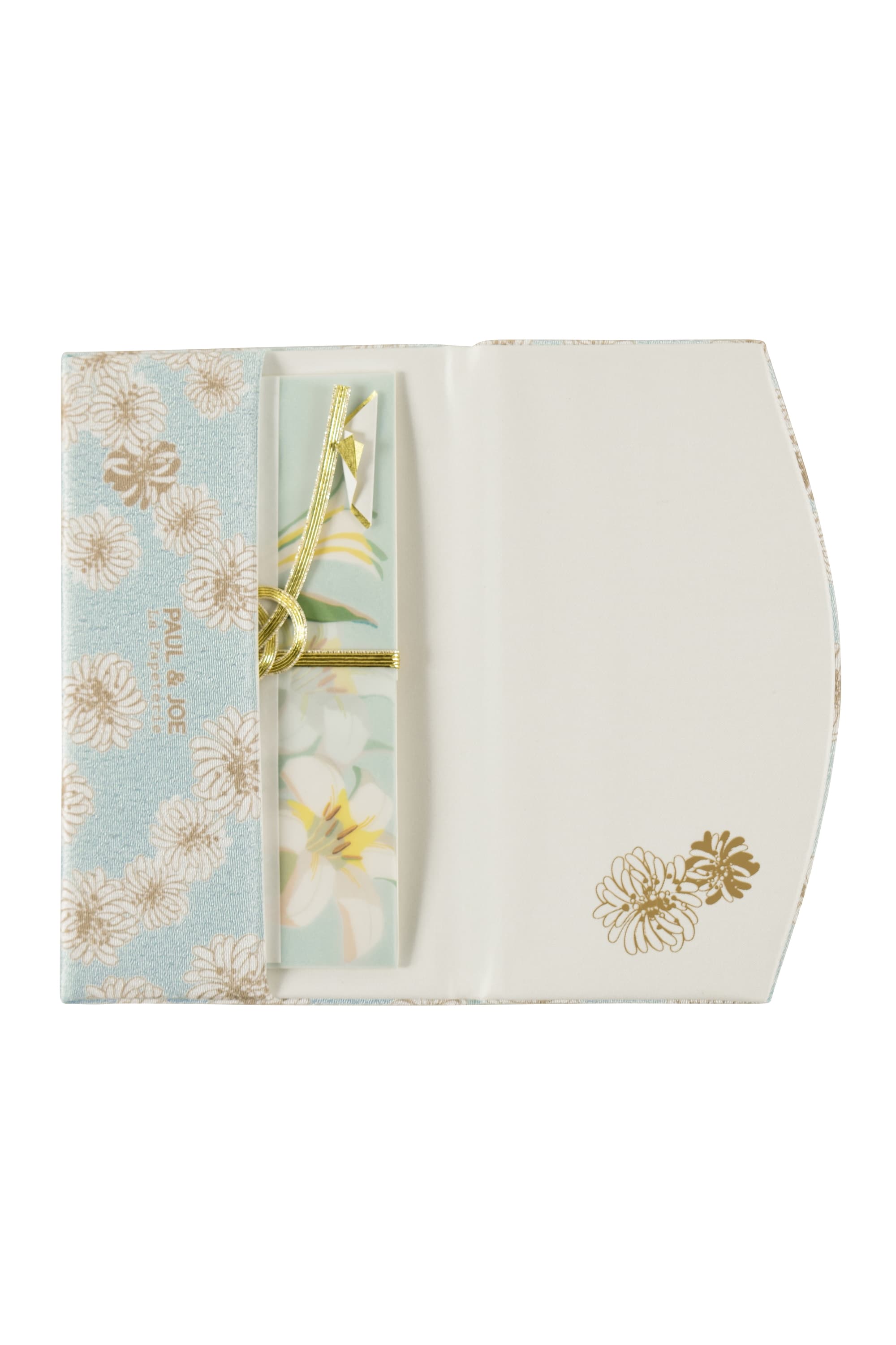 クリザンテーム柄ブルー袱紗