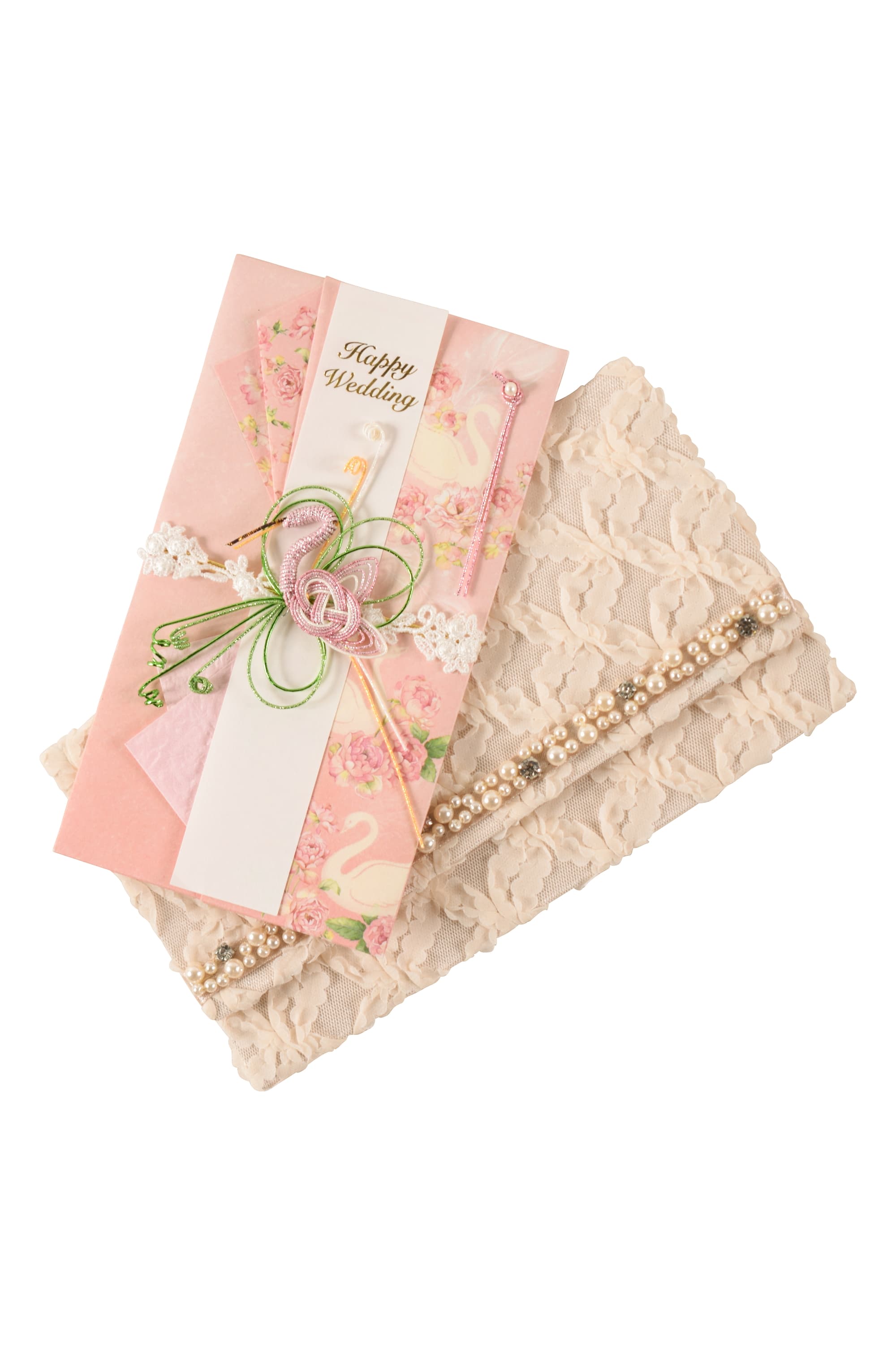 チュールレースベージュ袱紗