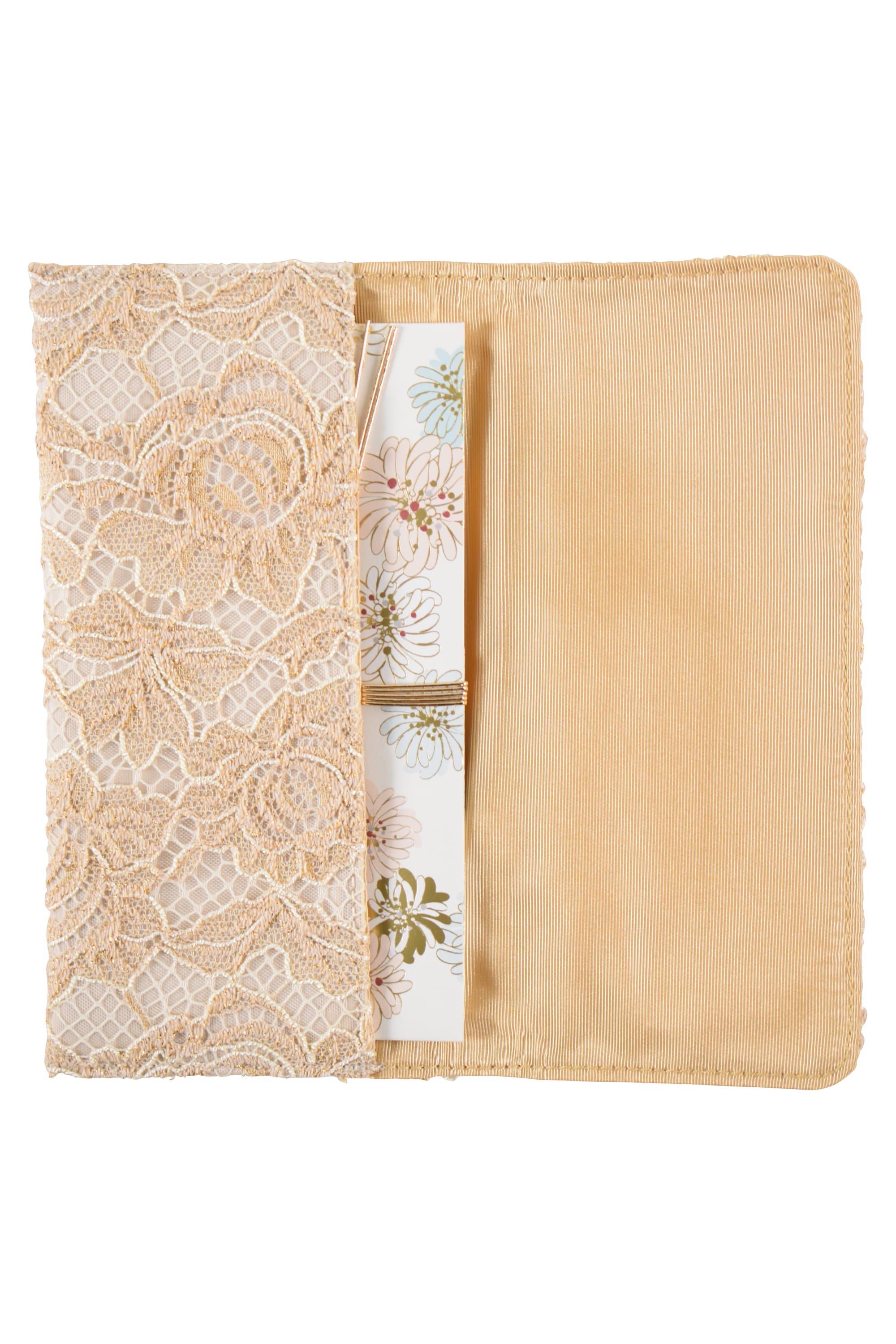 立体コードレースゴールド袱紗