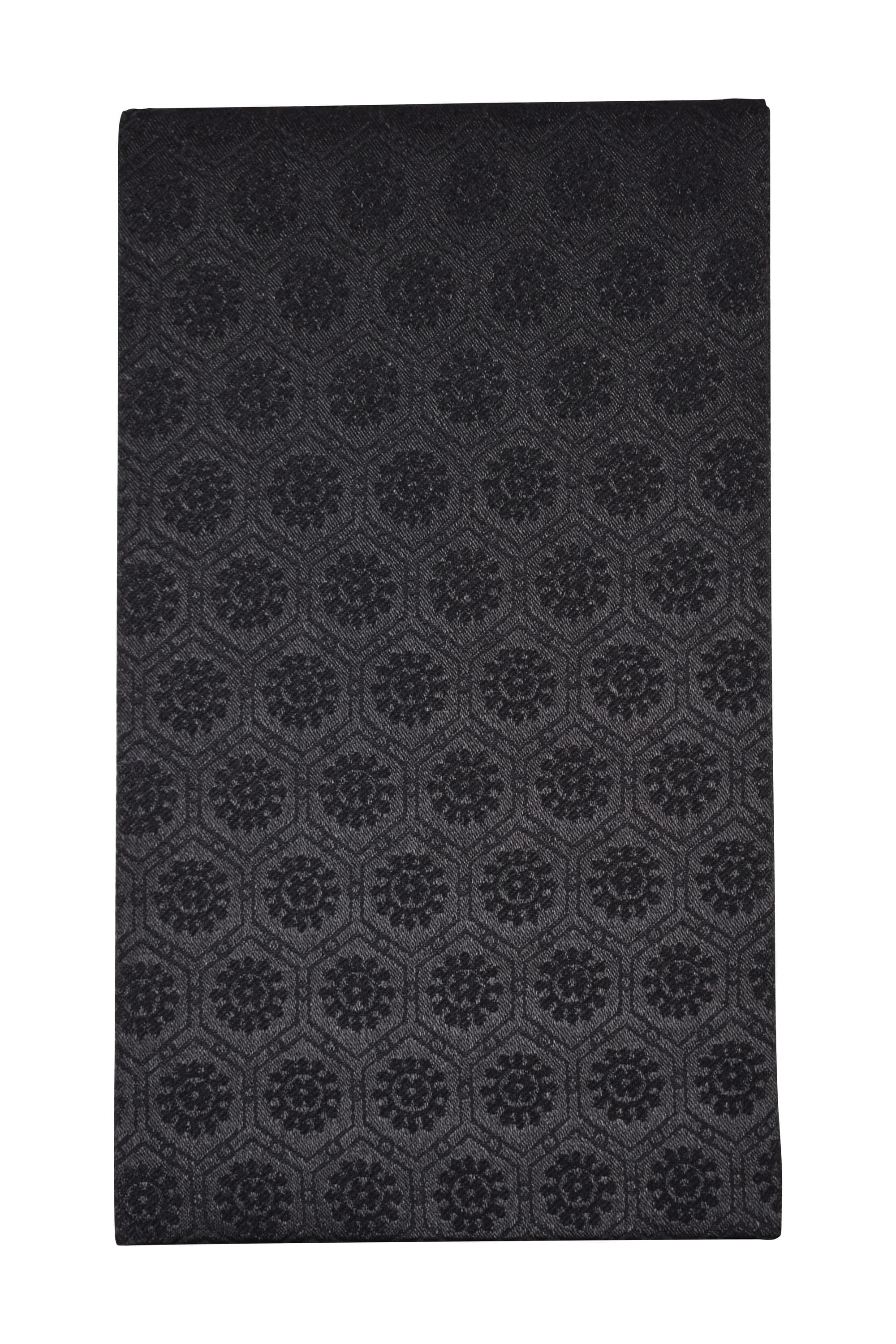 亀甲モチーフパール付きブラック袱紗