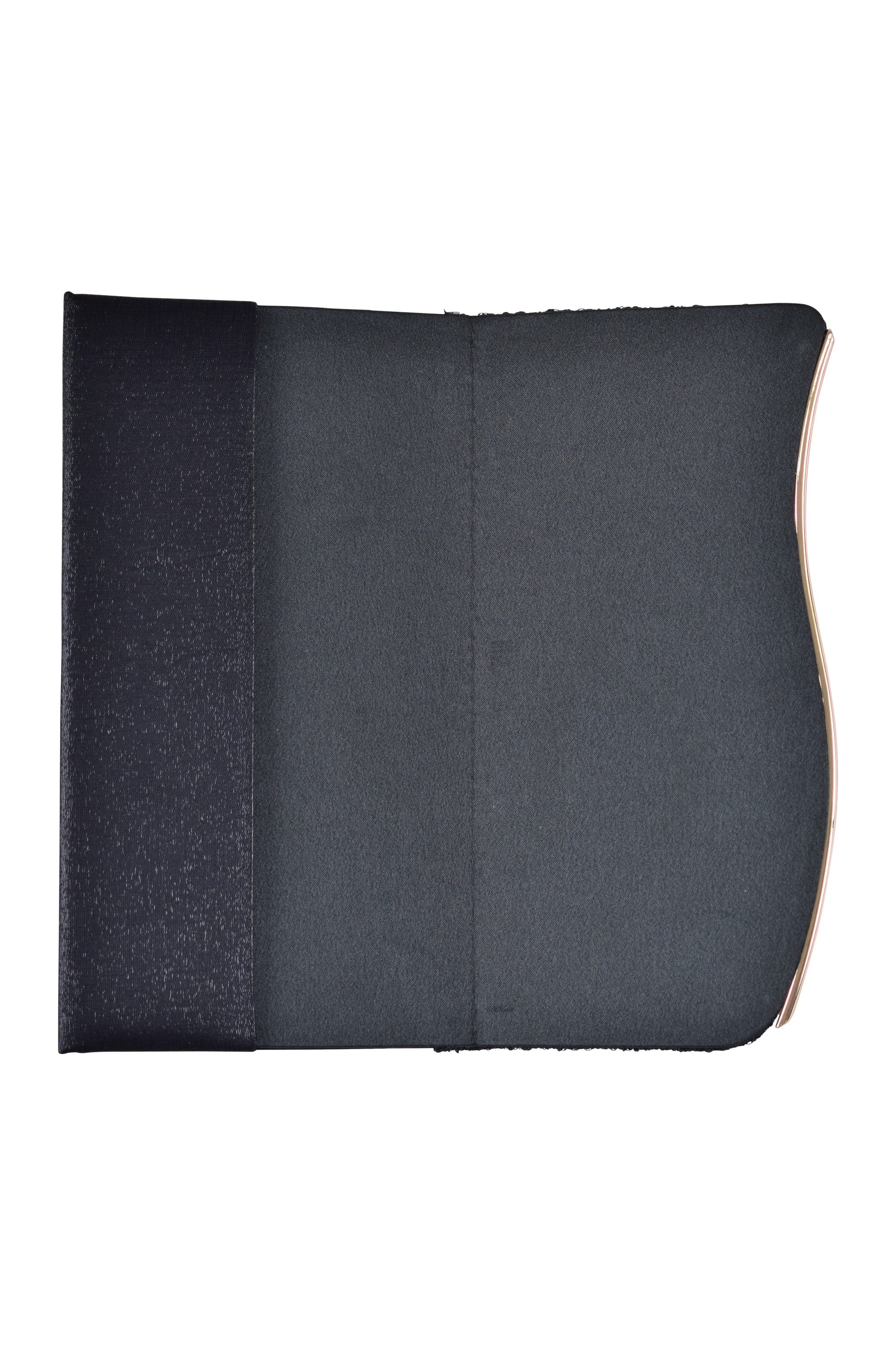 ウェーブライン刺繍レースブラック袱紗