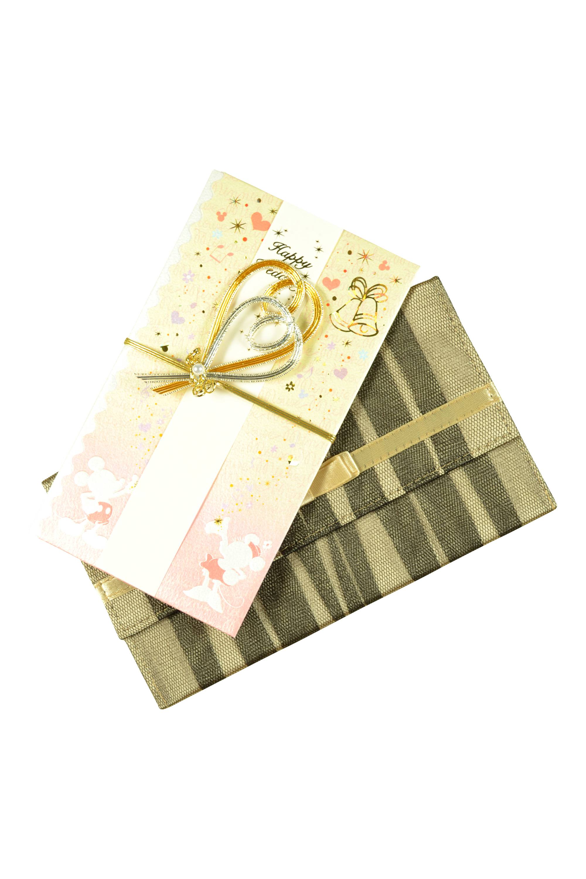 チュール&リボンゴールド袱紗