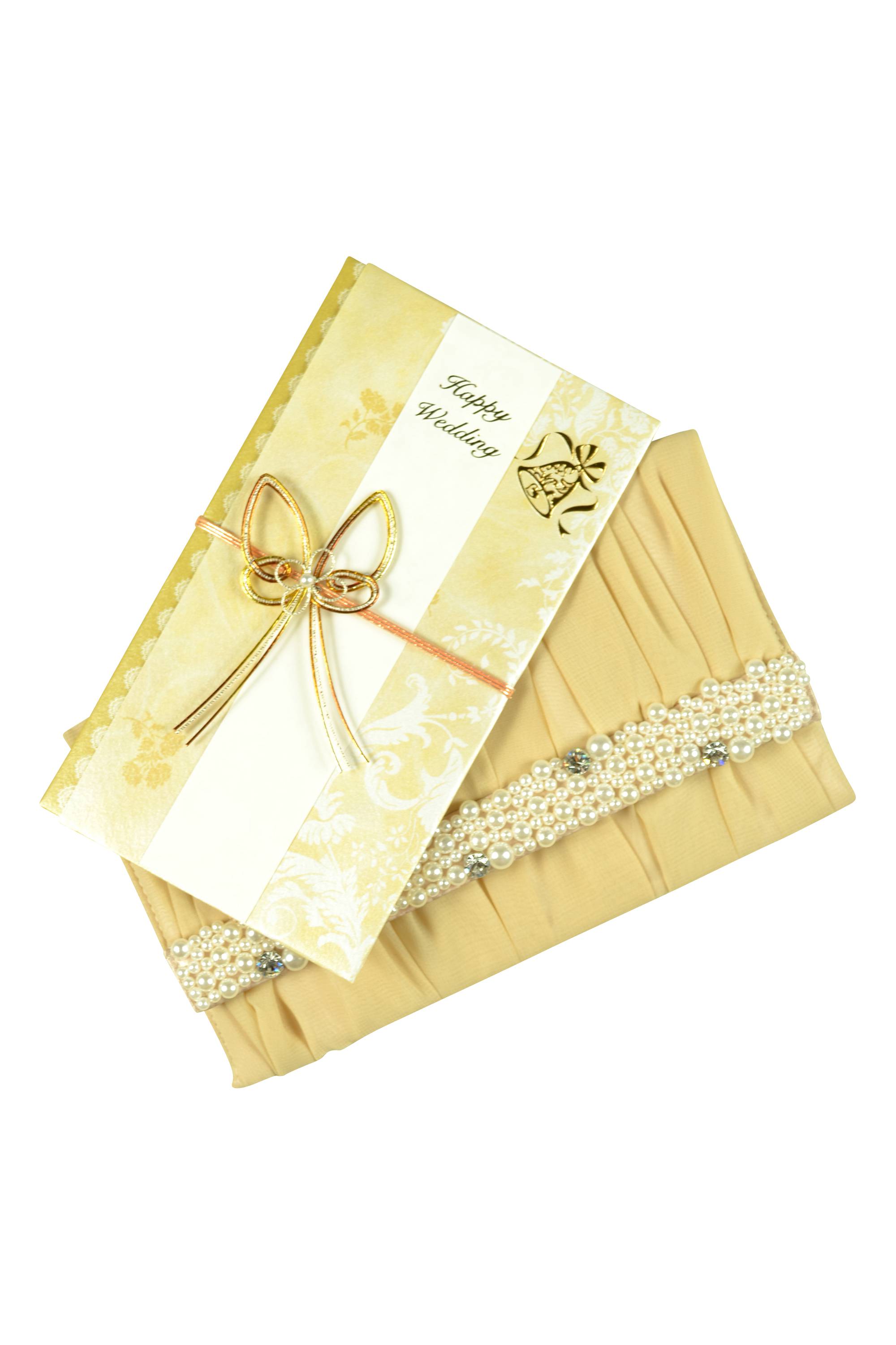 ベージュパール&ビジュ袱紗