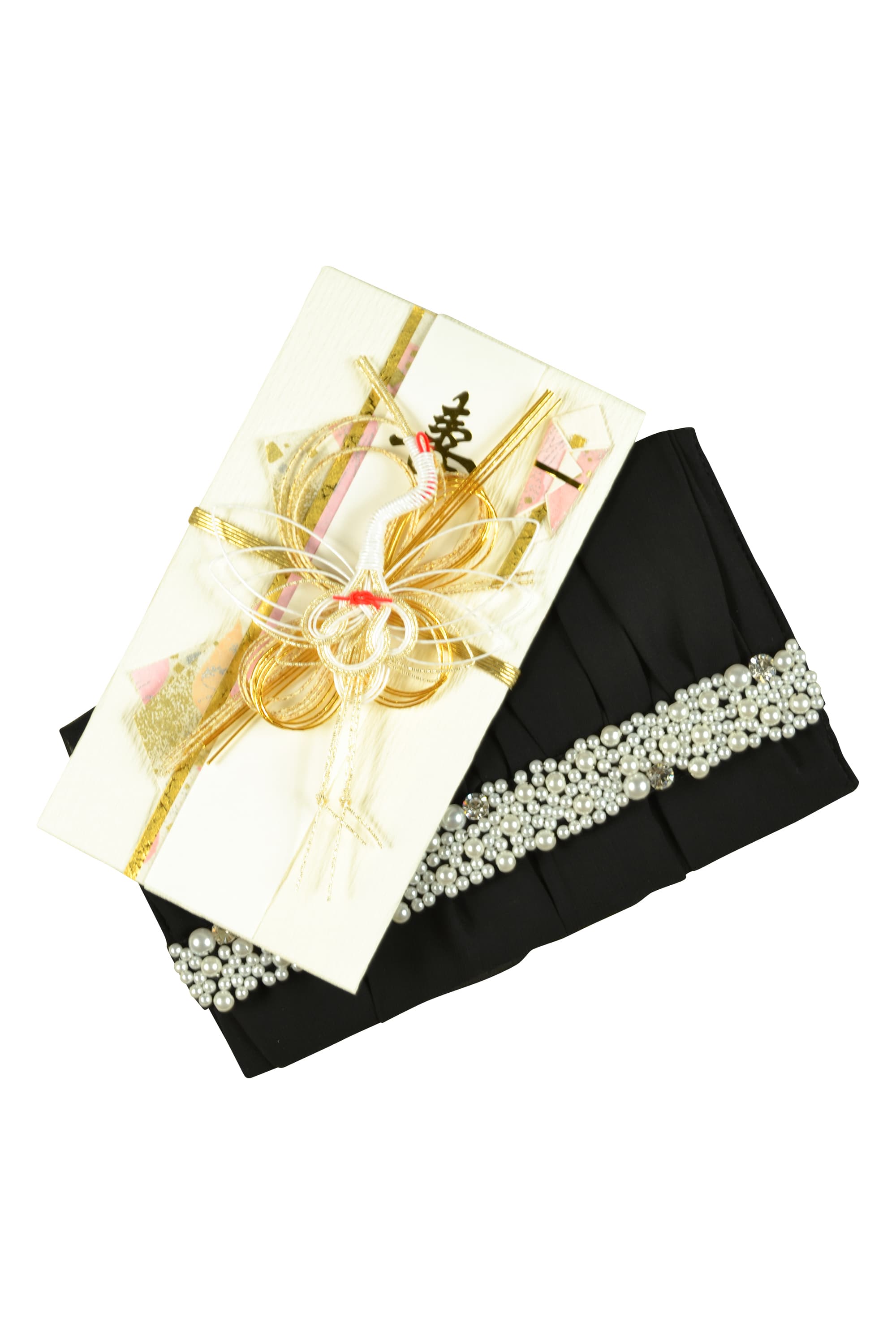 ブラックパール&ビジュ袱紗