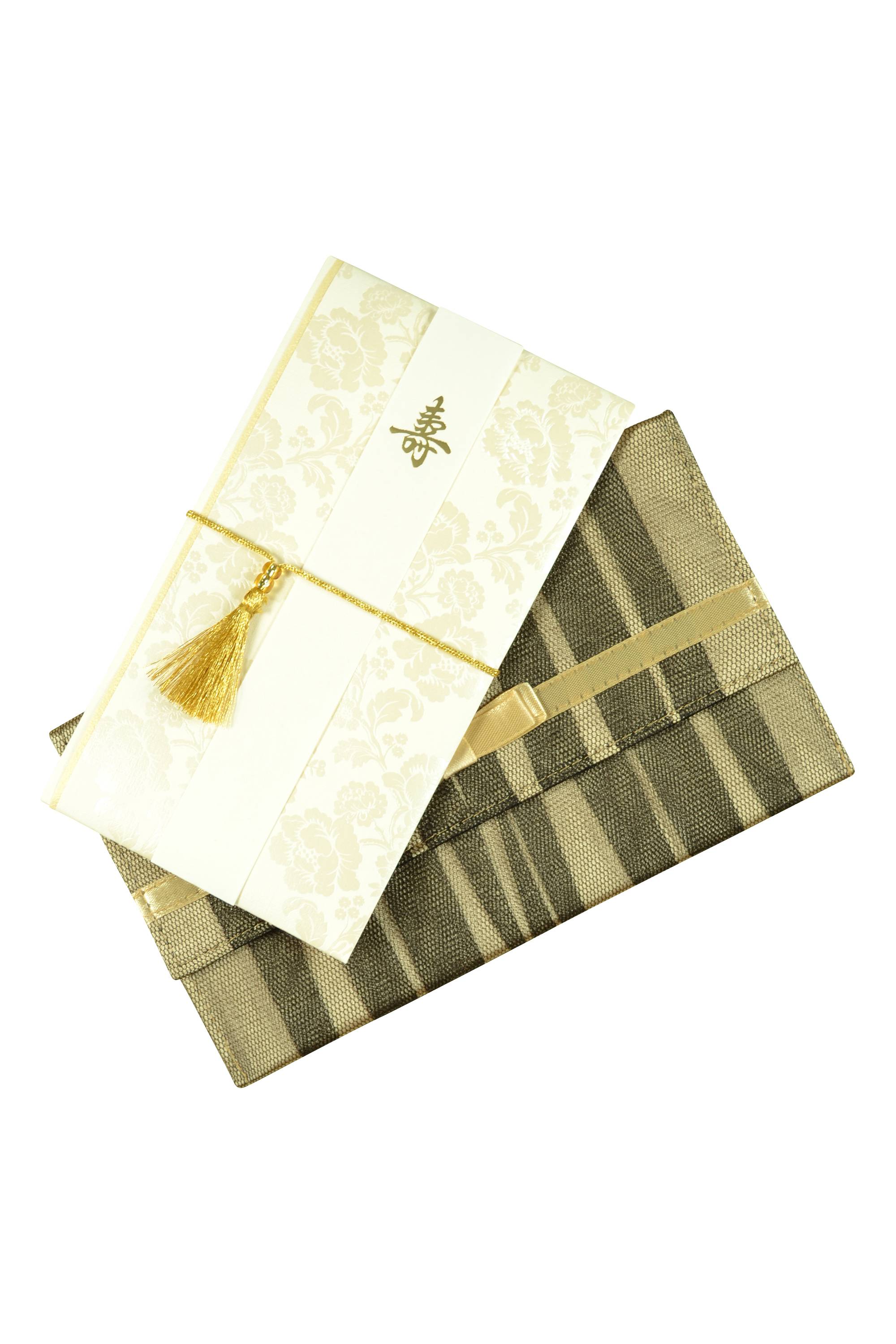 チュール&リボンゴールド袱紗