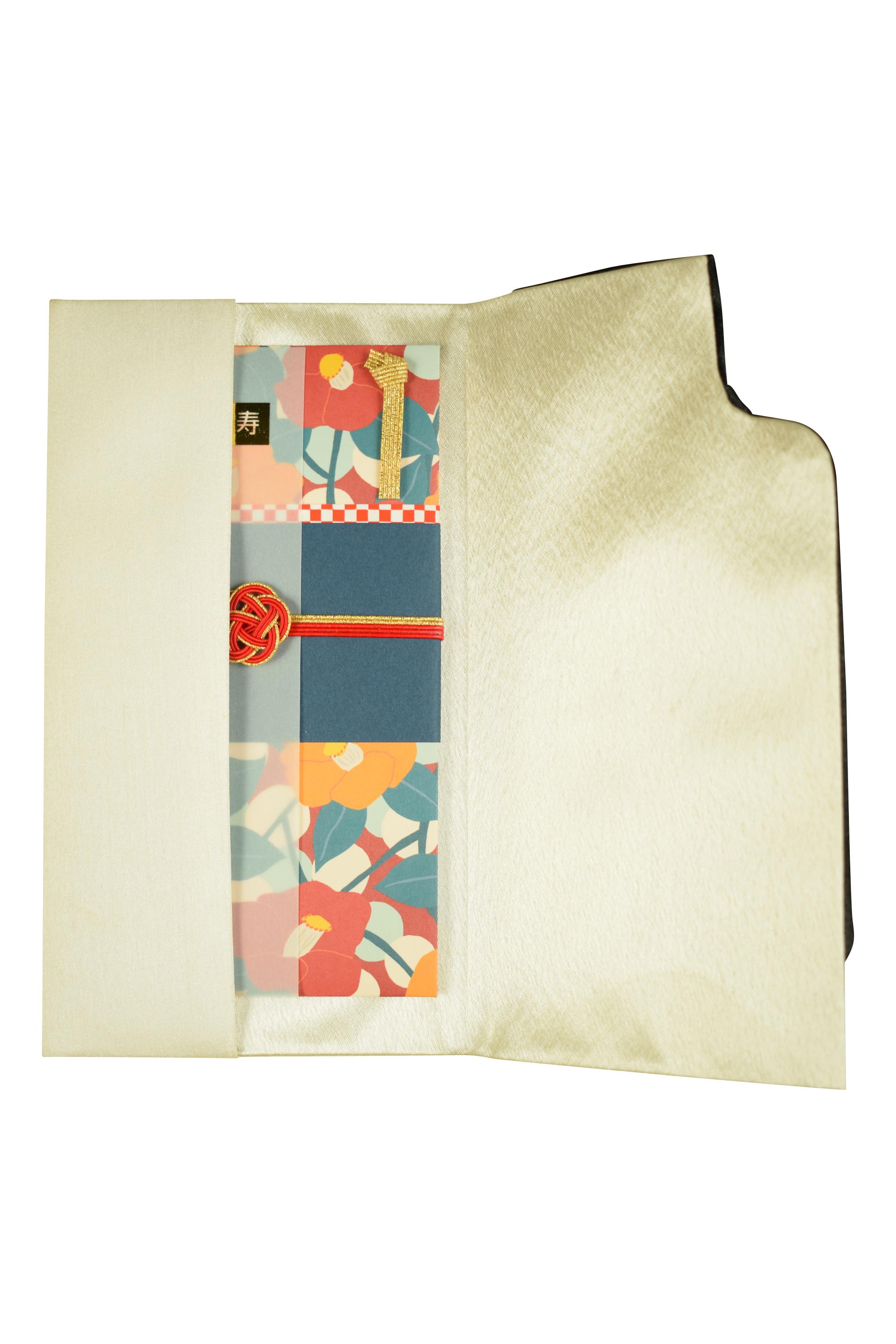 モダン椿モチーフご祝儀袋