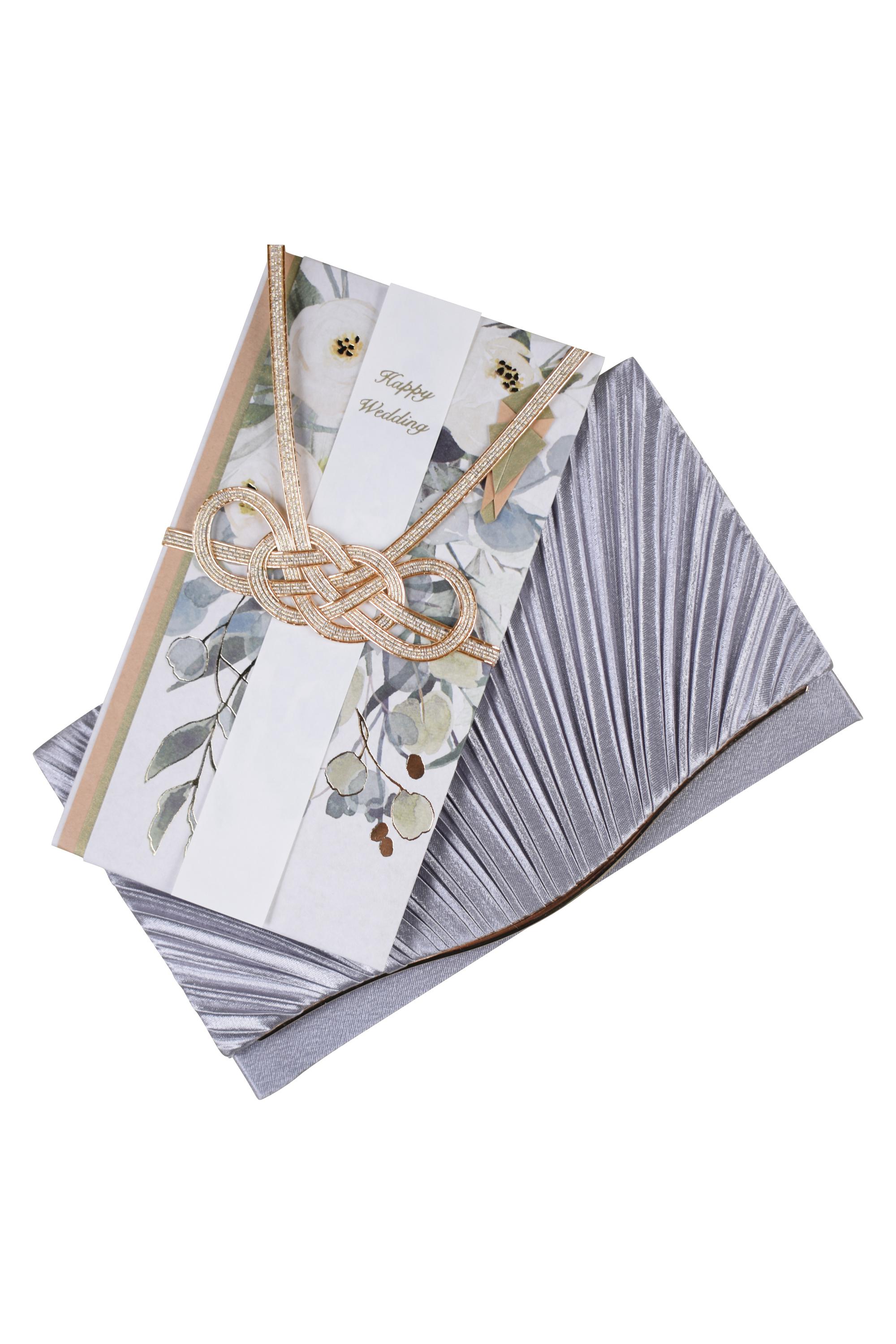 上品プリーツシルバー袱紗