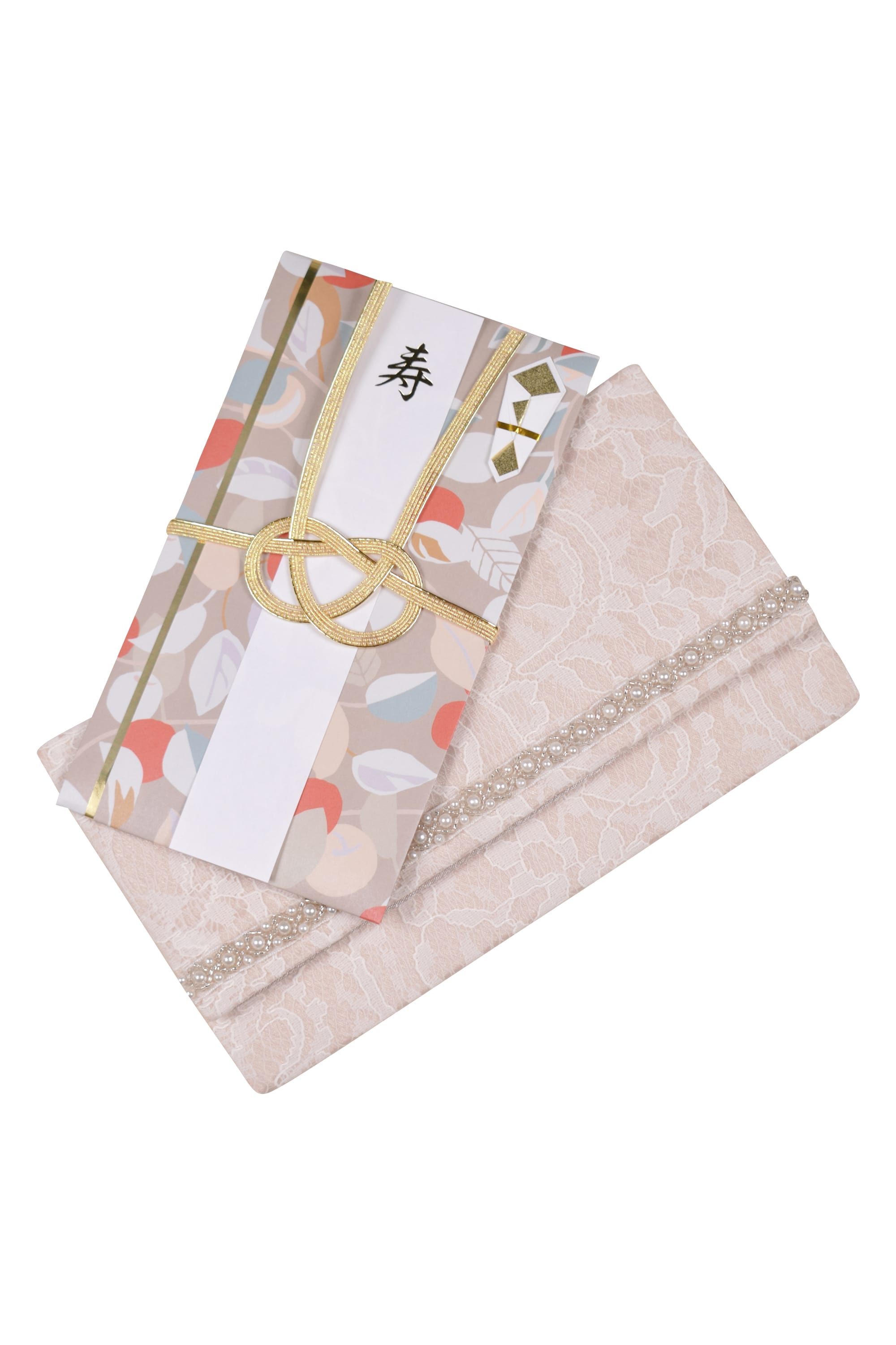 ヒメリンゴ柄ブラウンご祝儀袋