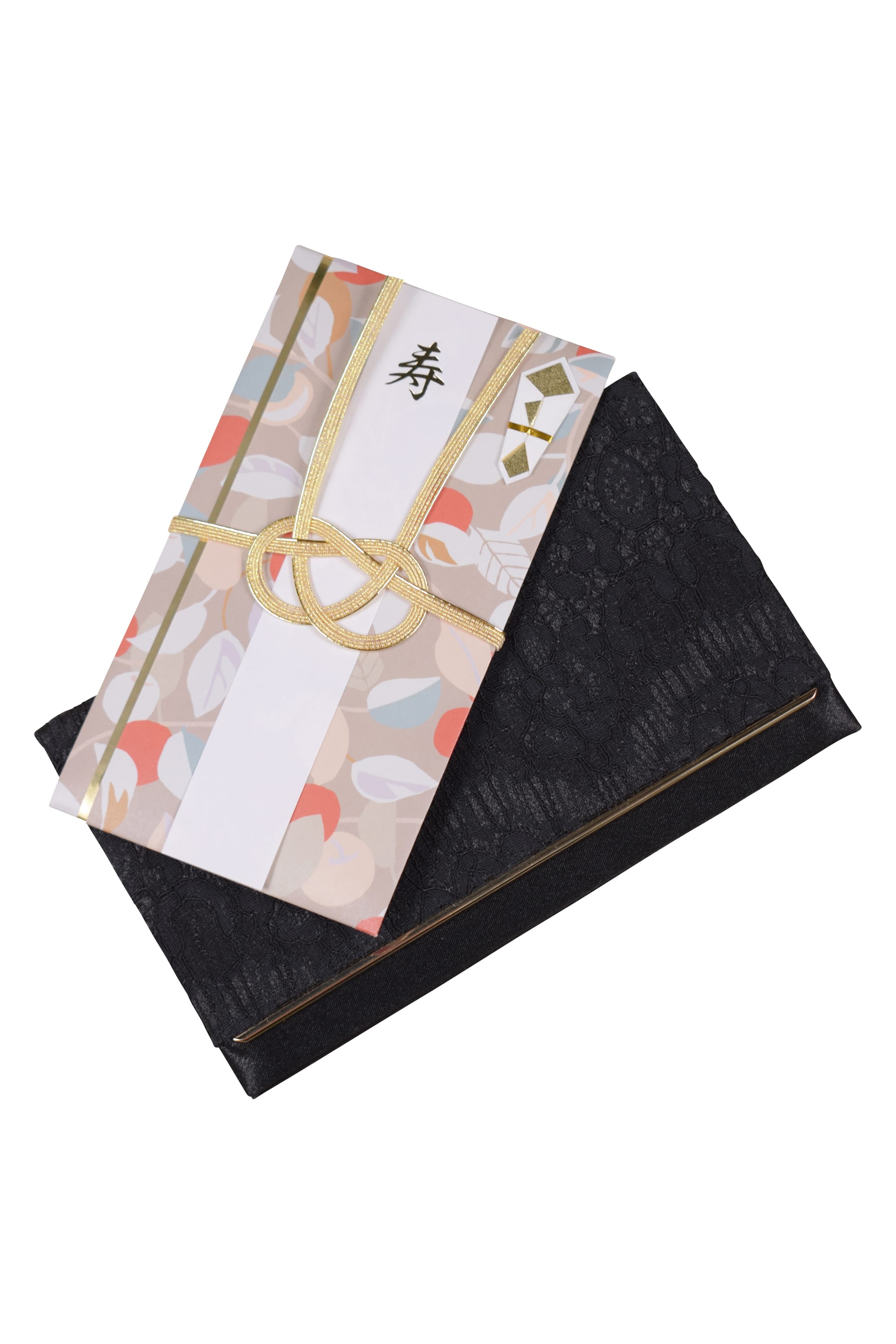 ヒメリンゴ柄ブラウンご祝儀袋