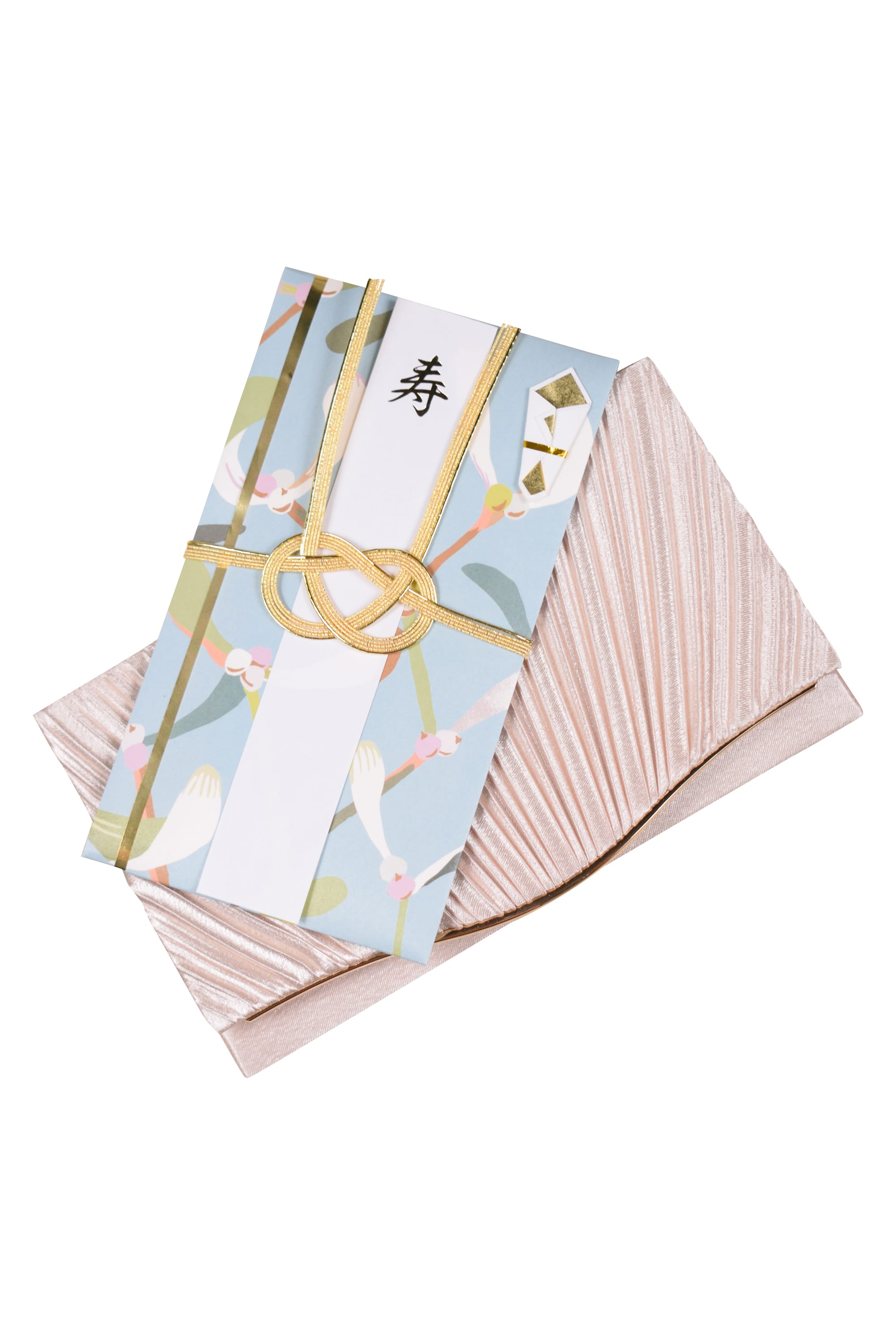 ヤドリギ柄ブルーご祝儀袋