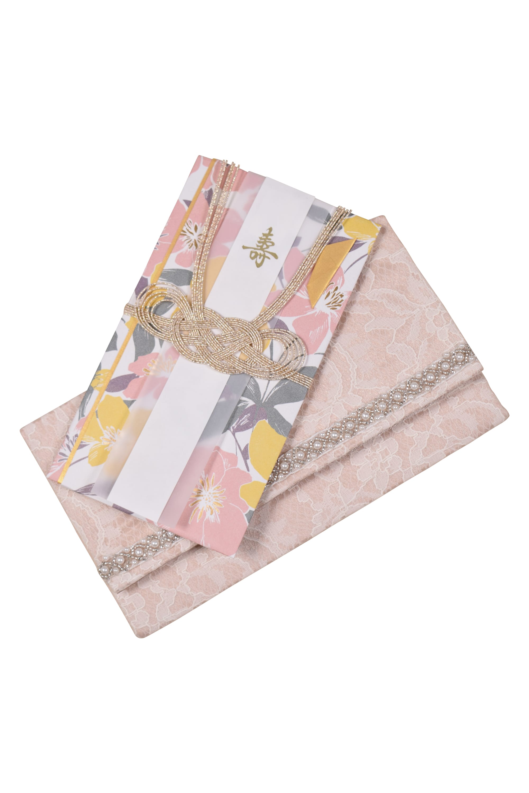 花柄イエローご祝儀袋