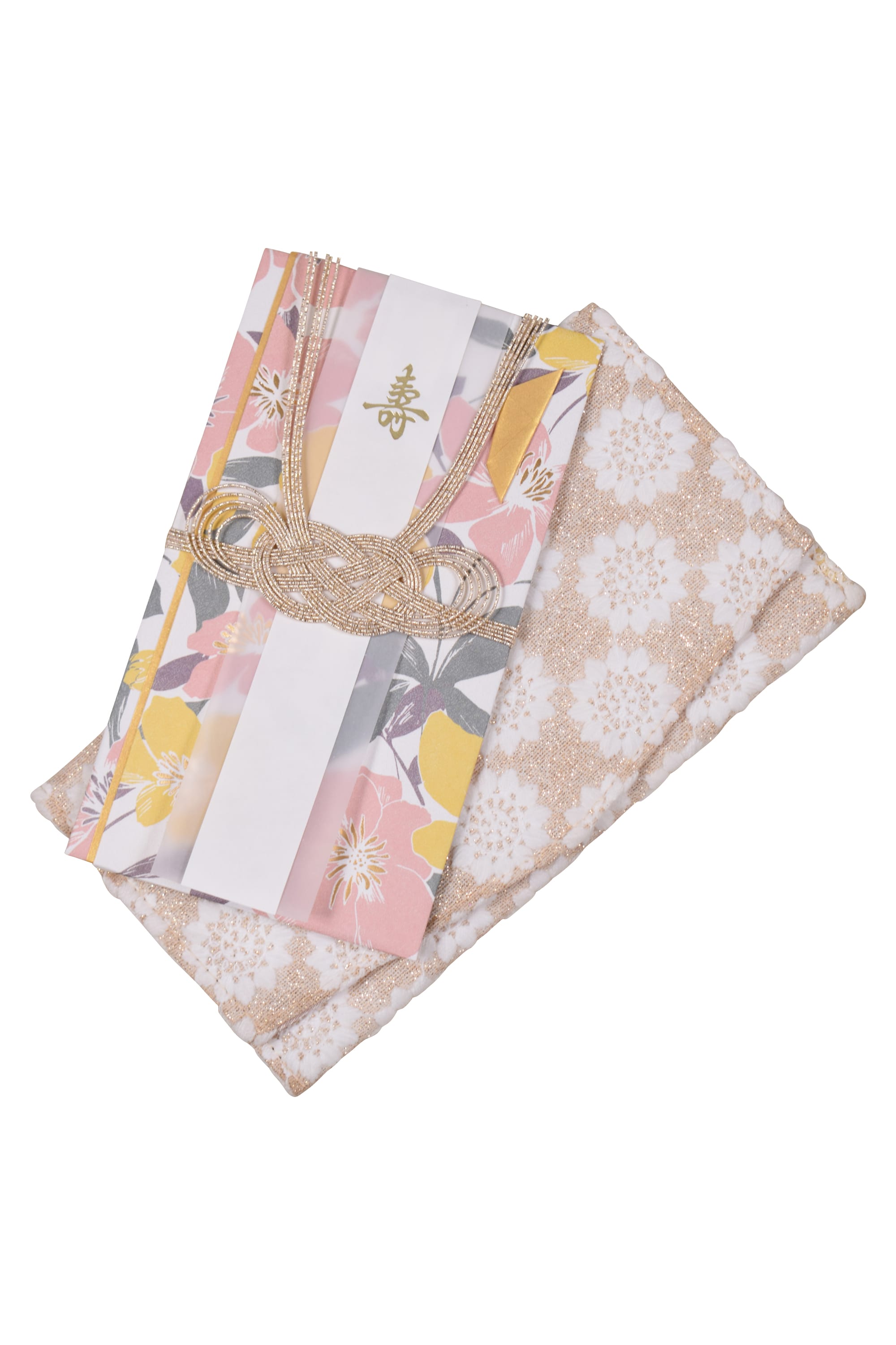 花柄イエローご祝儀袋