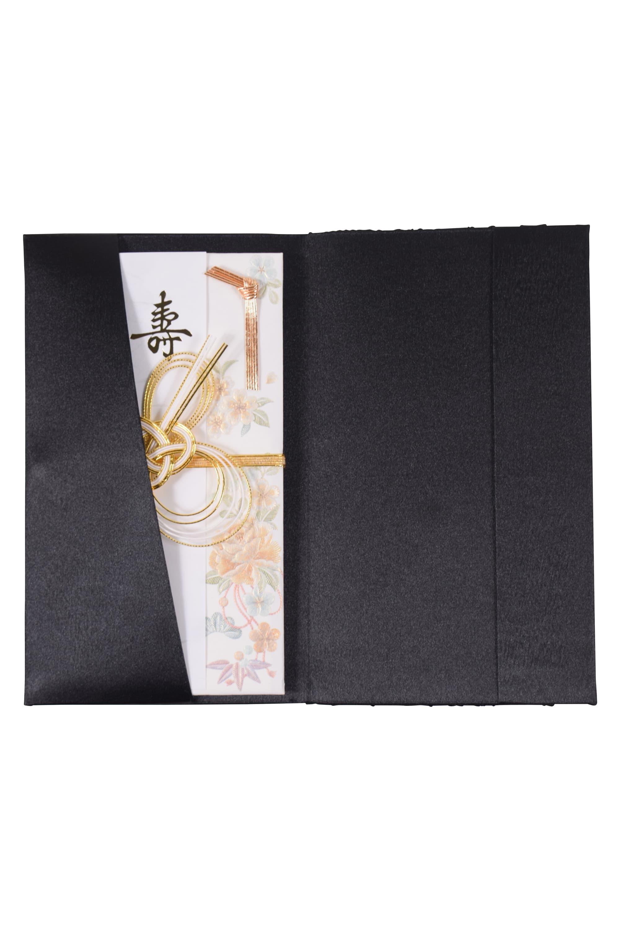 黄金色フラワーモチーフご祝儀袋
