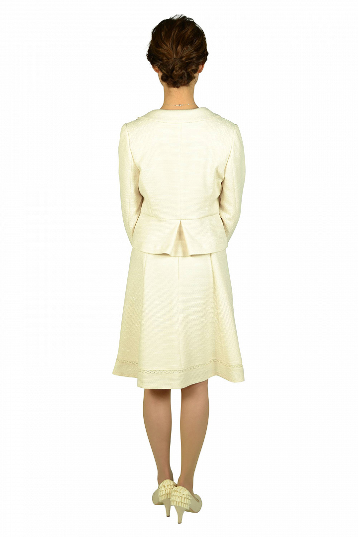 フラワーアイボリーセレモニーワンピースセット