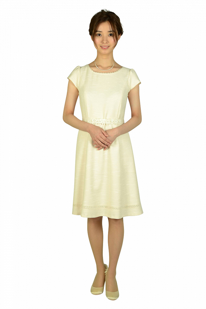 フラワーアイボリーセレモニーワンピースセット