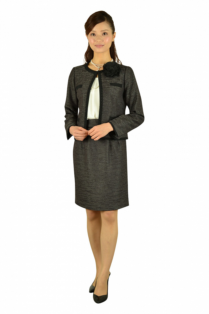 パイピングブラックスーツセット