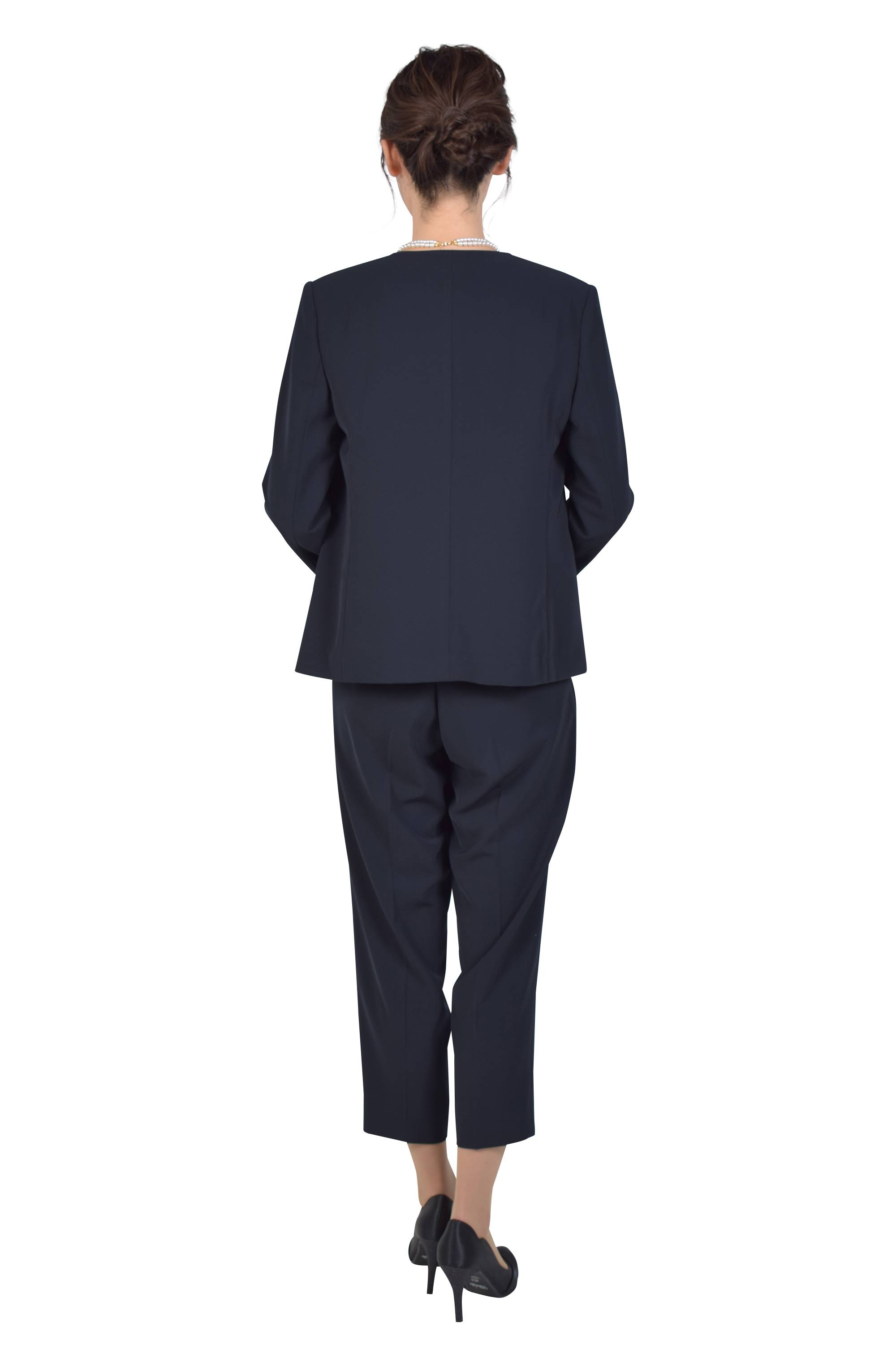 正規通販商品 ◾️MOGA パンツスーツ ネイビー - スーツ/フォーマル/ドレス