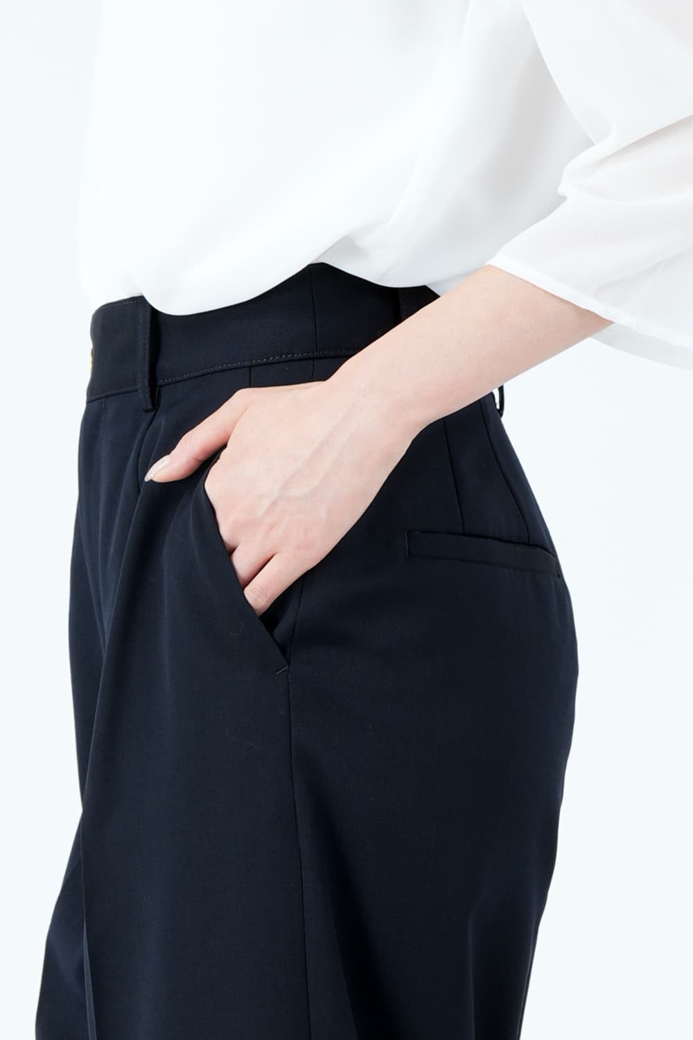 ゴールドボタンダブルジャケット&times;ネイビーパンツスーツセット