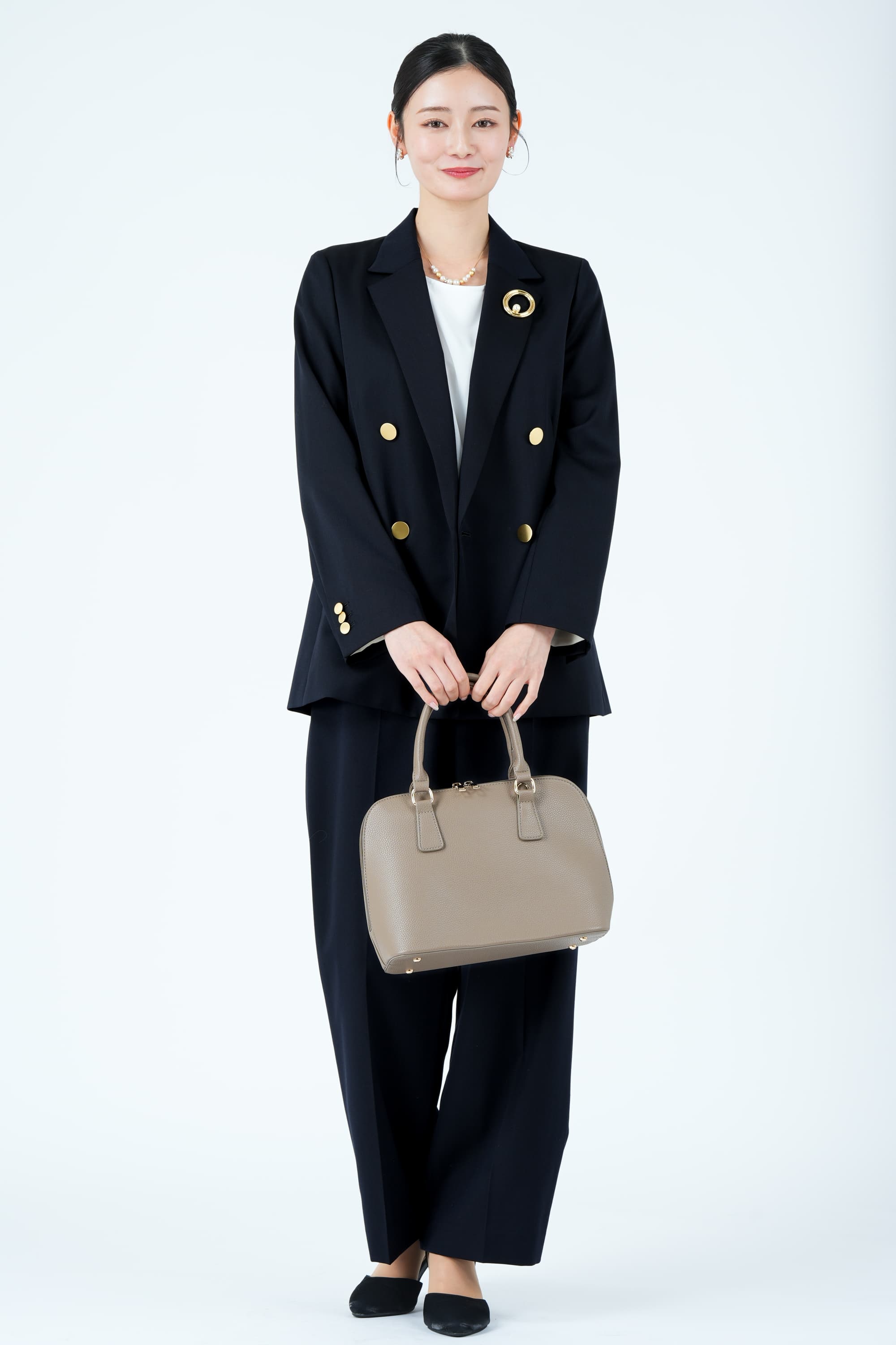 UNITED ARROWS green label relaxing ゴールドボタンダブルジャケット