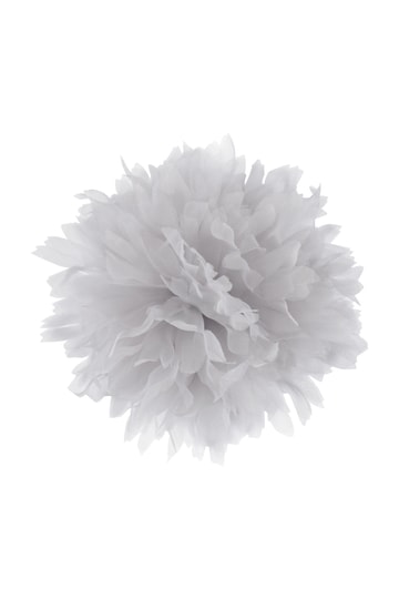 ふんわりボリュームグレーコサージュ